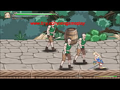  - Blonde princess has sex with men in Iris in wonderland hentai gameplay