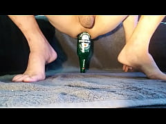  - Bottomboyxs 32oz bottle ass stretching