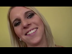  - I fuck this horny blonde with perfect tits until I cum all over her shaved pussy