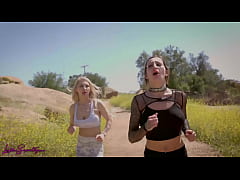  - Naughty Lesbian Anna Chambers Strap On Fucks Busty Alix Lynx