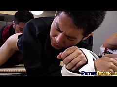  - PETERFEVER Young Gaysian Fu Hammered by Muscular Teacher
