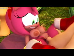  - Sonic ditched Amy, so she fucks human
