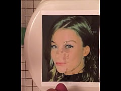  - My cumslut Kristin4Rough looks pretty covered in my hot load