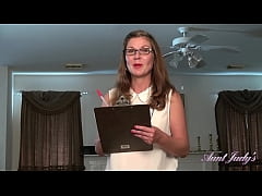  - AuntJudys - 43yo Hairy Pussy MILF Isabella is your new Secretary