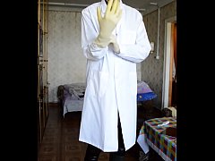  - doctor prepares for anal Masturbation