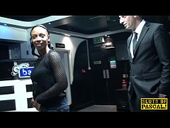  - Black british sub face and pussyfucked