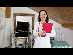  - Blonde horny MILF examined and made to cum by filthy doctor Di Devi