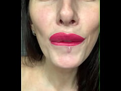  - Sweet lips of porn star Liza Virgin drool