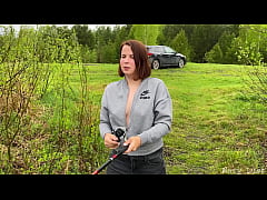  - She noticed a masturbating guy and helped him