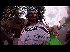  - Monstrando mis enormes tetas en el UBER, me exhite demasiado, masturbate junto a mi y bañame con tu leche