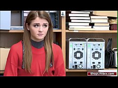  - Hot 19yo shoplifter sucks officers dick