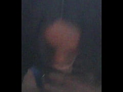  - Hot black girl loves sucking white cock for dinner