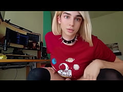  - Most pretty trans girl with big loads of cum