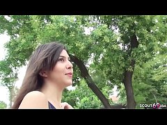  - GERMAN SCOUT - 20 JAHRE ALTE SUESSE MAUS ANYA BEI MODEL CASTING GEFICKT