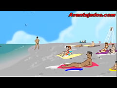  - Suruba Gay  na Praia de Nudismo