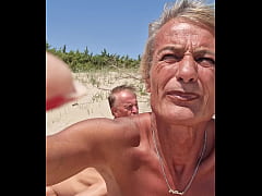  - Live sex show recording, nudist beach, mobile version 4K, shemale girlfriend and cis man19.05.2025 1