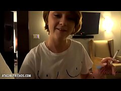  - Petite Lucy Valentine fills her mouth with your cum (POV Style)