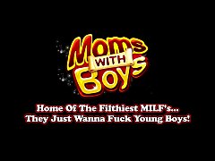 - MomsWithBoys - Spunky Asian MILF Maya Lee Get's A Hot Creampie
