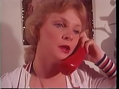  - Nasty blonde chick was warming up her pussy with dildo while her boyfriend was running