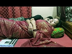  - Indian hot married bhabhi honeymoon sex at hotel! Undress her saree and fuck!