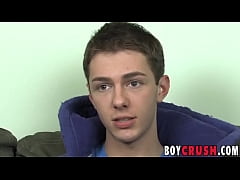  - Twink with pierced nipples Keith Conner masturbates solo