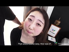  - Casting couch with cute Japanese amateur Miss Ai Okamoto sexy nurse from Tokyo interview uncensored JAV first ever JAV pussy licking pt2