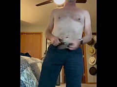  - Daddy strips and cums