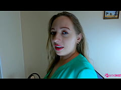  - Depraved teacher seduces her student while he getting ready for exam! Hot girl greedily sucks cock and licks balls with eye contact. Real female orgasm and huge cumshot on big sexy ass! Dirty talks! Porn by Nata Sweet