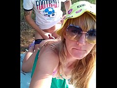  - Kinky Selfie - Quick fuck in the forest. Blowjob, Ass Licking, Doggystyle, Cum on face. Outdoor sex