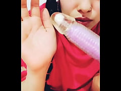  - CHARMING BLUEE MASTURBATES HARD WITH HER DILDO FOR YOU!