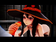  - [20190707][MMD]XXX Megumin Blowjob And Sex
