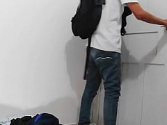  - Masculine guy undressing... But in the end, turn into a sexy skinny latin