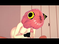  - Anya Forger esta caliente viste de espía en su cuarto para divertirse (version adulta)