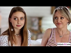  - Stepmom licking stepdaughter and her bff