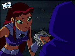  - Starfire x Raven Lesbian Sex
