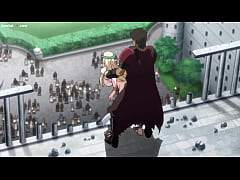  - DIOSA ELFA FOLLADA EN PÚBLICO - Hentai Kuroinu: Kedakaki Seijo wa Hakudaku ni Somaru Cap.4