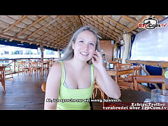  - URLAUBS DATE - Deutscher Tourist trifft Spanische teen über EroCom zum Public Sex POV