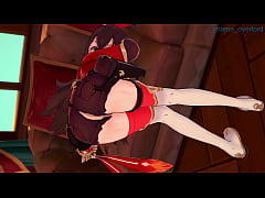  - Amber loves to play with her shorts