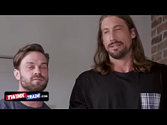  - Two Horny Twinks Get Naughty During A Movie Night And Their StepFathers Decide To Discipline Them