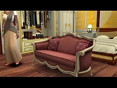  - Indian step mom shares the bed with her son in the hotel room because they couldn't find any other free rooms - Asian stepmother and stepson