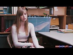  - Startled teen shoplifter fucked by a security guard