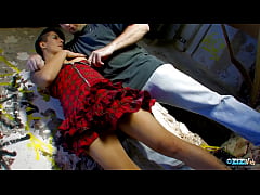  - Horny man picks up a hot street girl and fucks her in an abandoned building