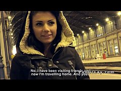  - Hungarian hottie bangs huge cock