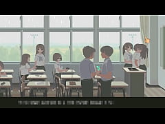  - Cute 18 college lady in 6th month for you and me new hentai game