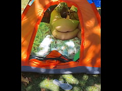  - Ruiva aprontando na praia do pinho em balneário Camboriú