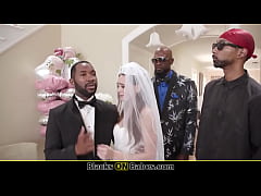  - Bride gangbanged by grooms black friends