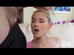  - Skinny blonde Jessie Saint gets fucked into a mess on the floor