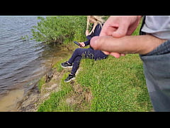  - Jerk off a dick near a stranger girl in public