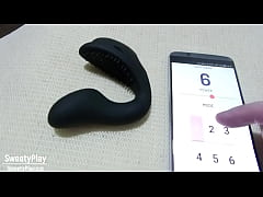  - Remote control my vibrator in outdoor restaurant