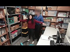  - Monica Sage is mouthful of LP Officers thick cock